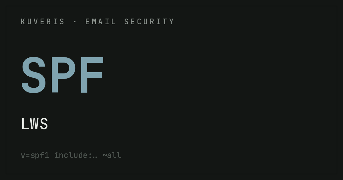 Configurer SPF chez LWS (Ligne Web Services)